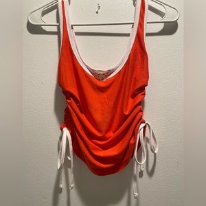 Derek Heart orange tank top